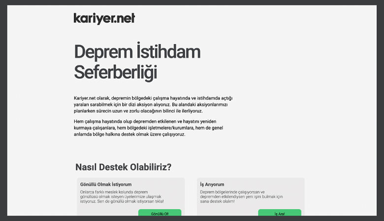 kariyer-net-deprem