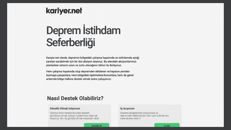 kariyer-net-deprem